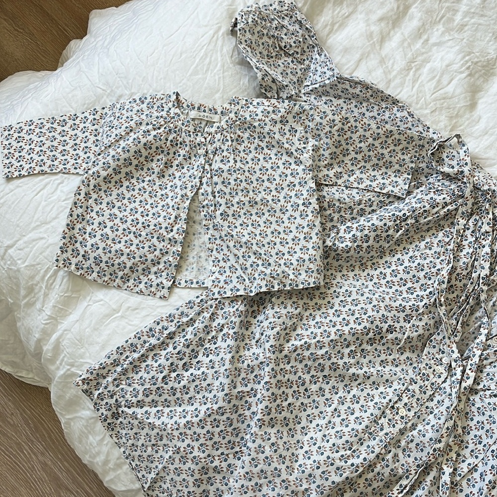 Doen Block Print Mama and Mini Set Small/Toddler 2